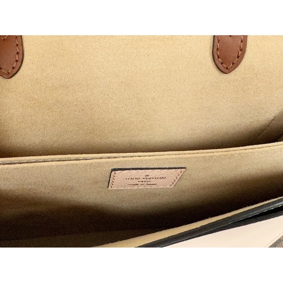 Louis Vuitton Beaumarchais Top Handle Bag Handbag Brown Damier Ebene Pink - Picture 8 of 12